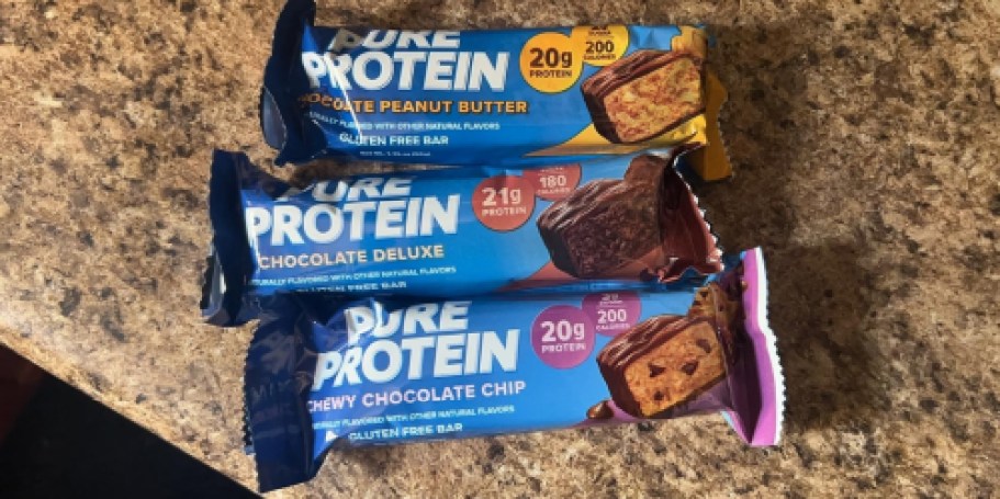 Pure Protein Bars 18-Count Variety Pack Only $14.86 Shipped on Amazon (Just 83¢ Each!)