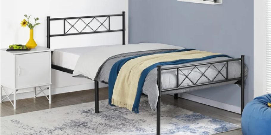 Metal Platform Bed Frame from $45 Shipped on Walmart.com (No Box Spring Needed!)