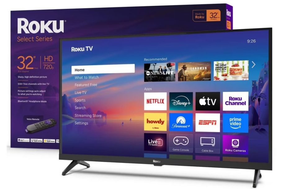stock image of Roku tv