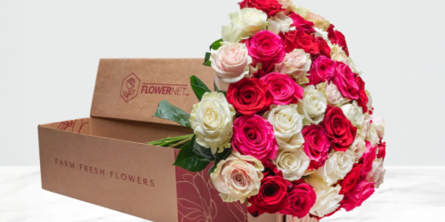 Shades of Pink Roses 50-Stem Box Only $64.99 Shipped on Costco.com | Pre-Order for Valentine’s Day Delivery!