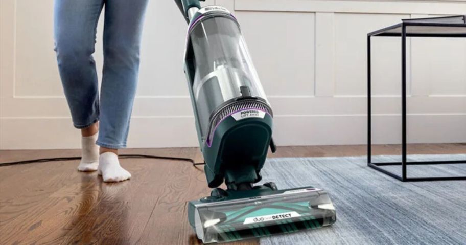 Shark PowerDetect Upright Vacuum cleaning a floor