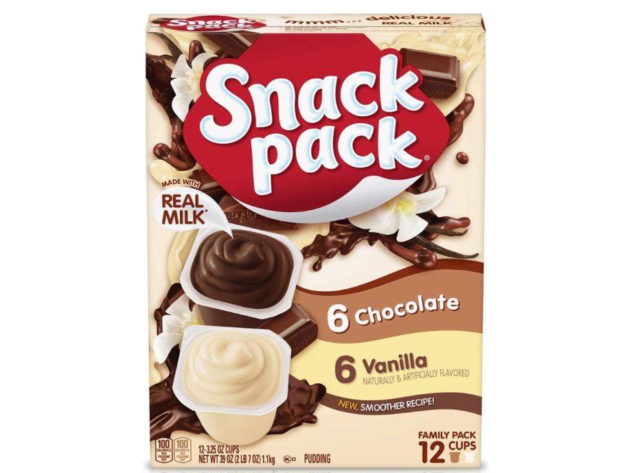 _Snack Pack Chocolate and Vanilla Pudding Cups Family Pack