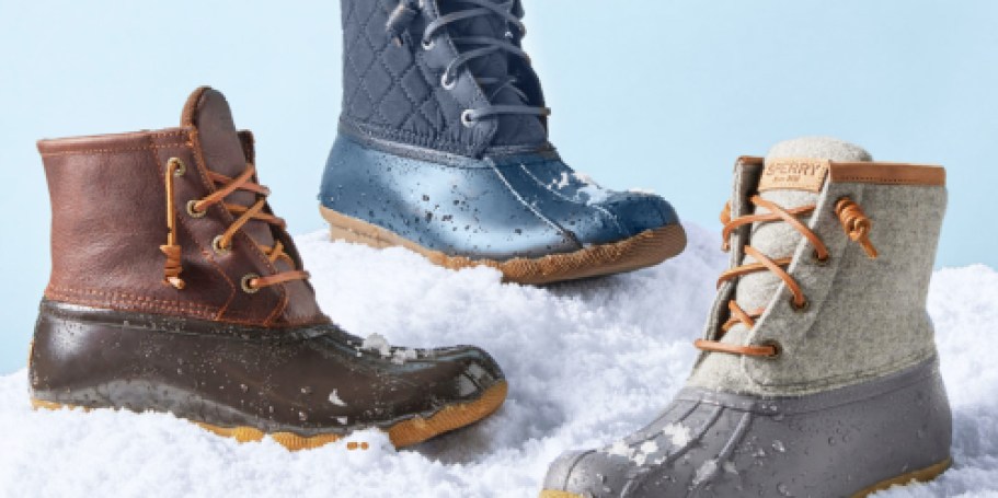 Up to 80% Off Sperry Duck Boots + Free Shipping | Styles from $24.95 Shipped