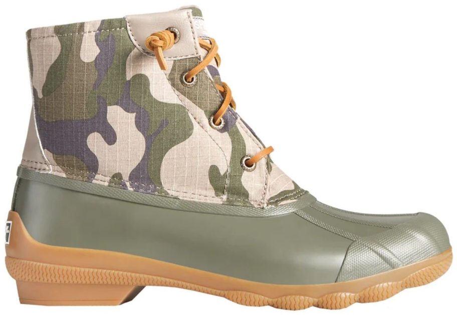 Sperry Women's Syren Gulf Camo Duck Boots stock image