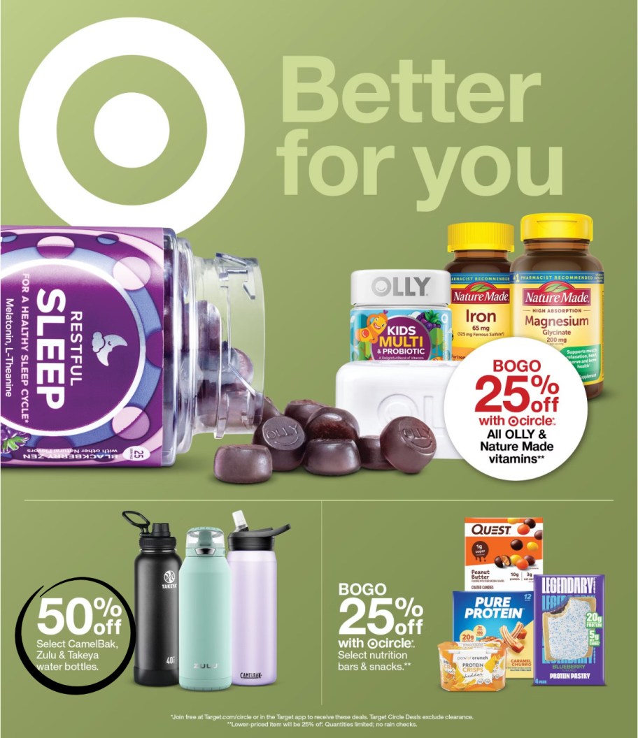 page from Target ad