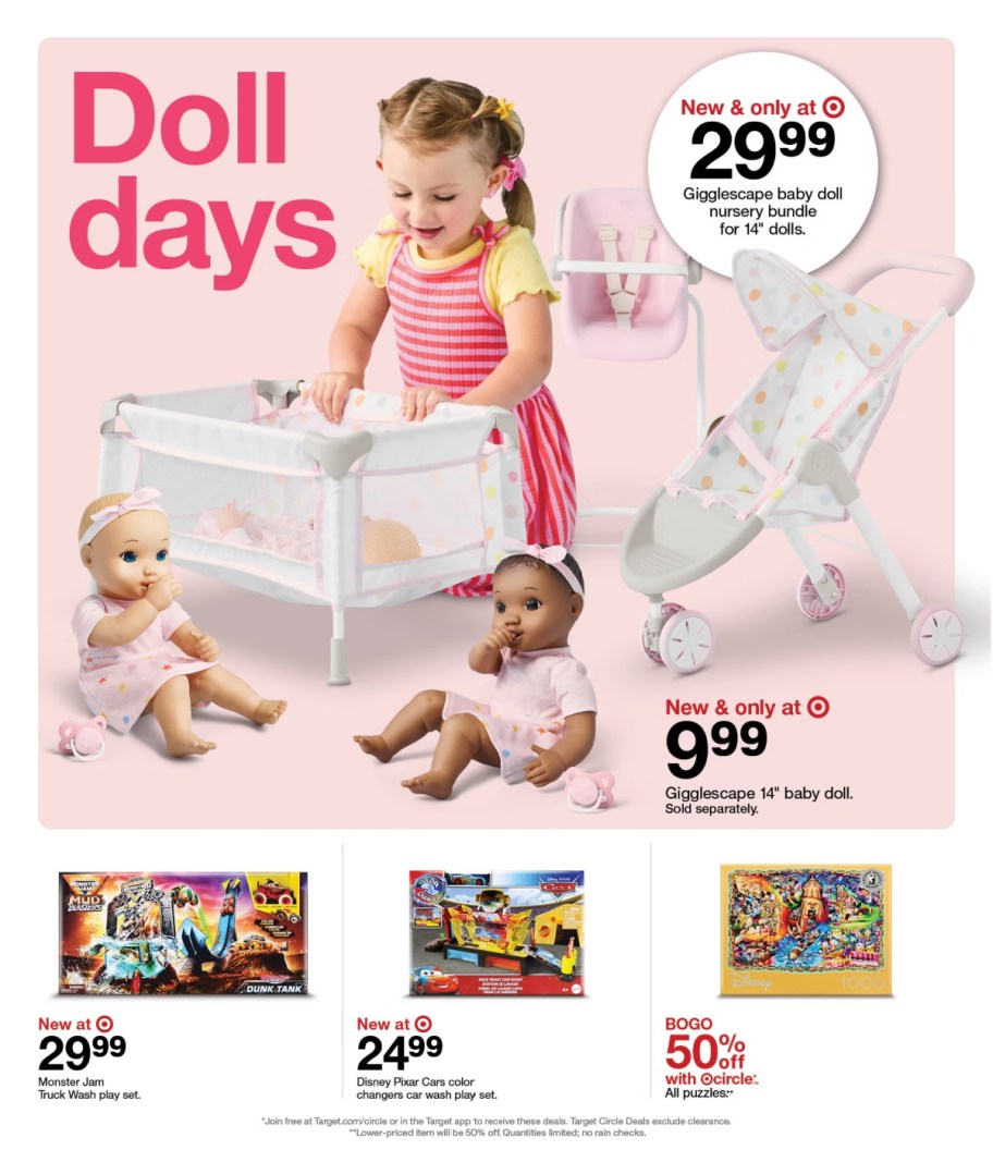 page from Target ad