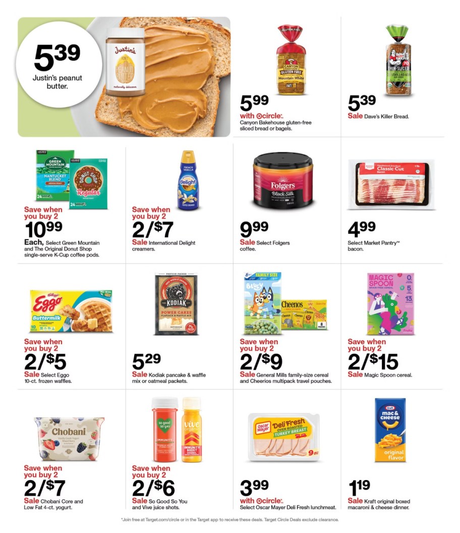 page from Target ad