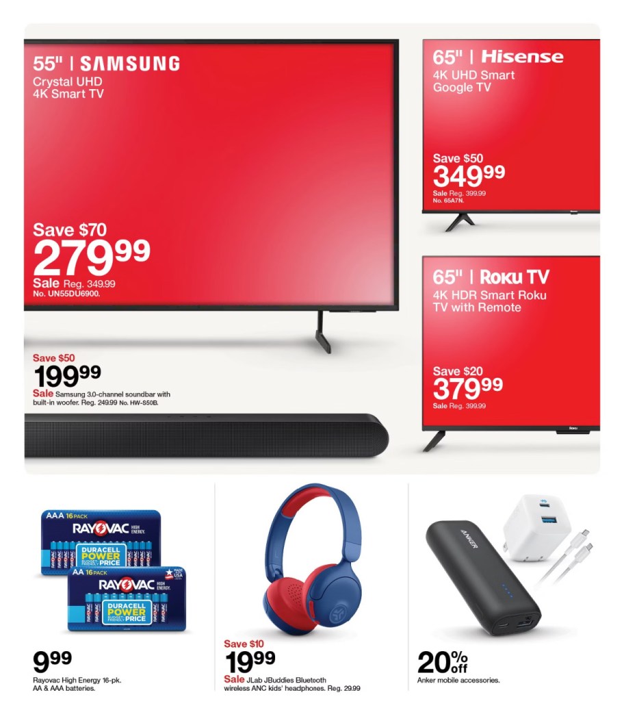 page from Target ad