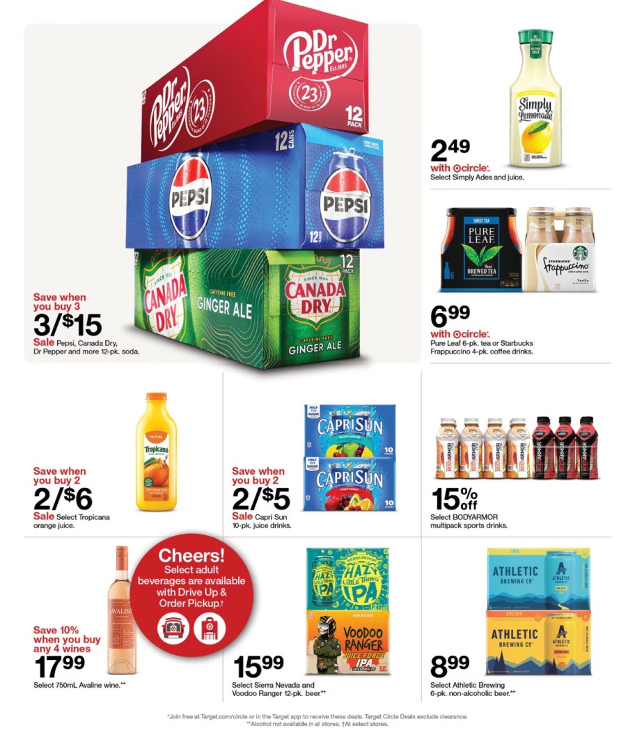 page from Target ad