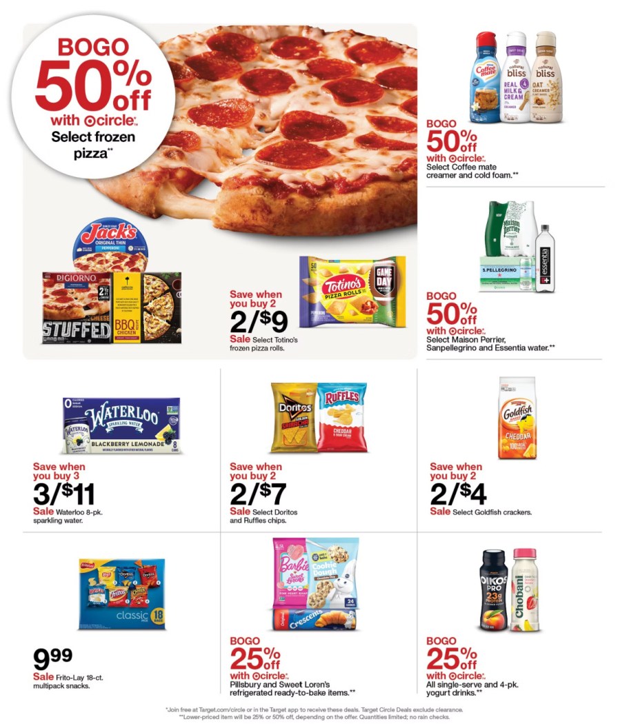 page from Target ad