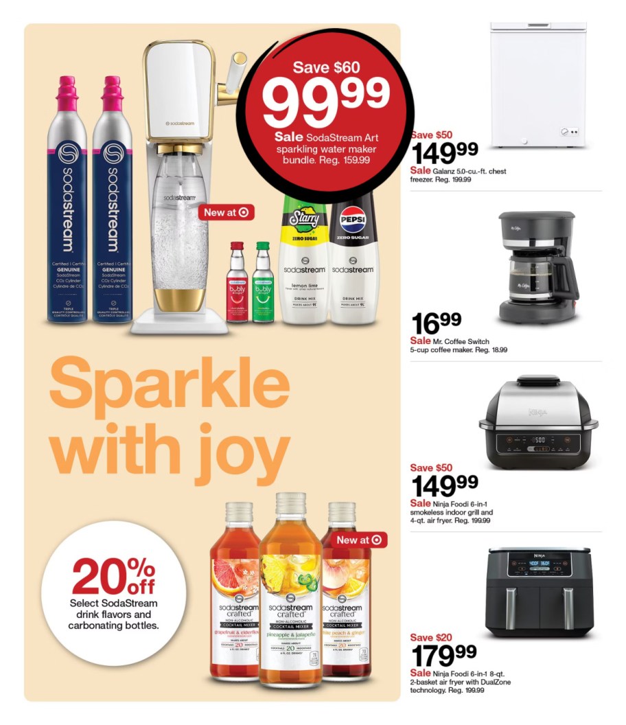 page from Target ad