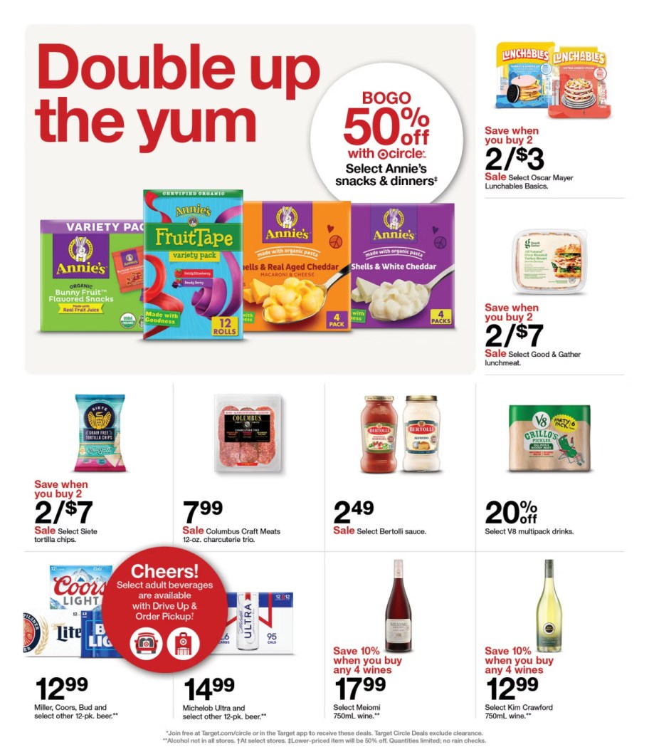 page from Target ad