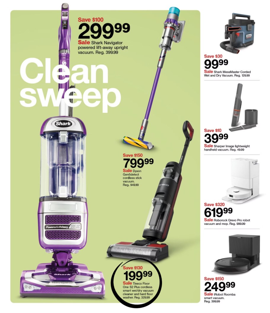 page from Target ad