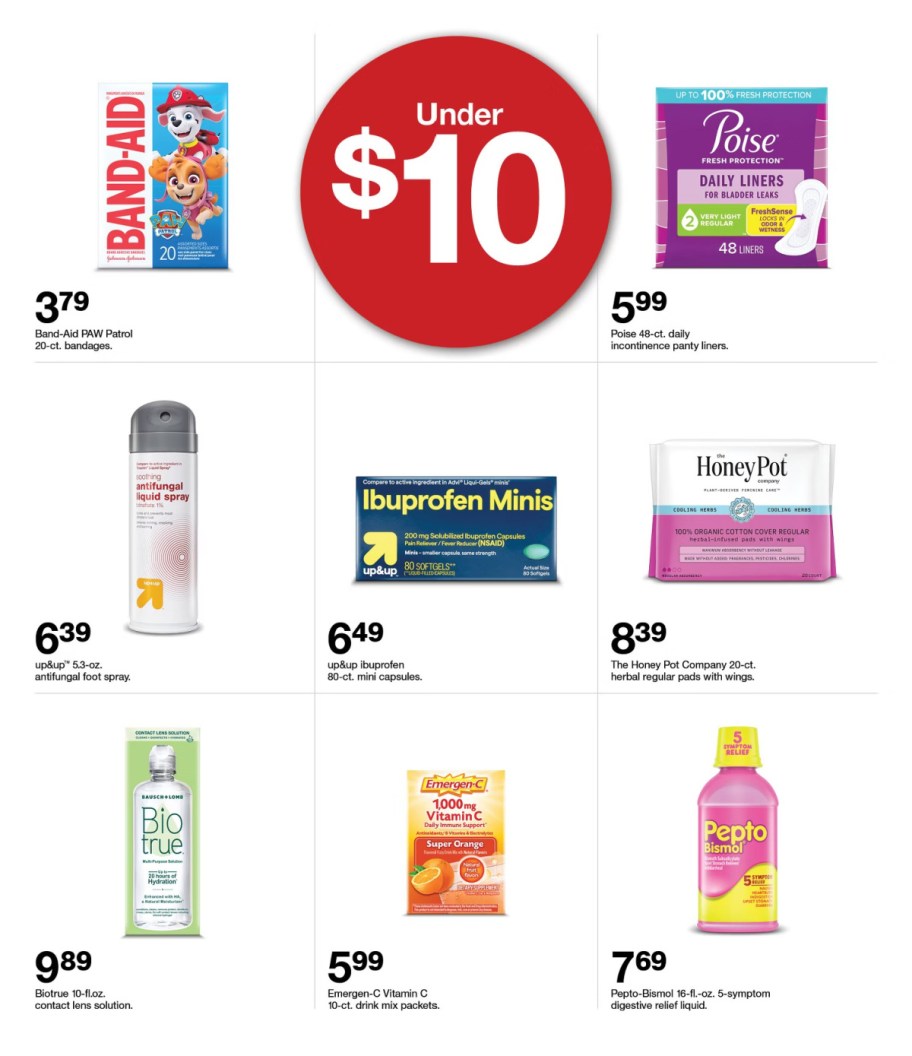 page from Target ad