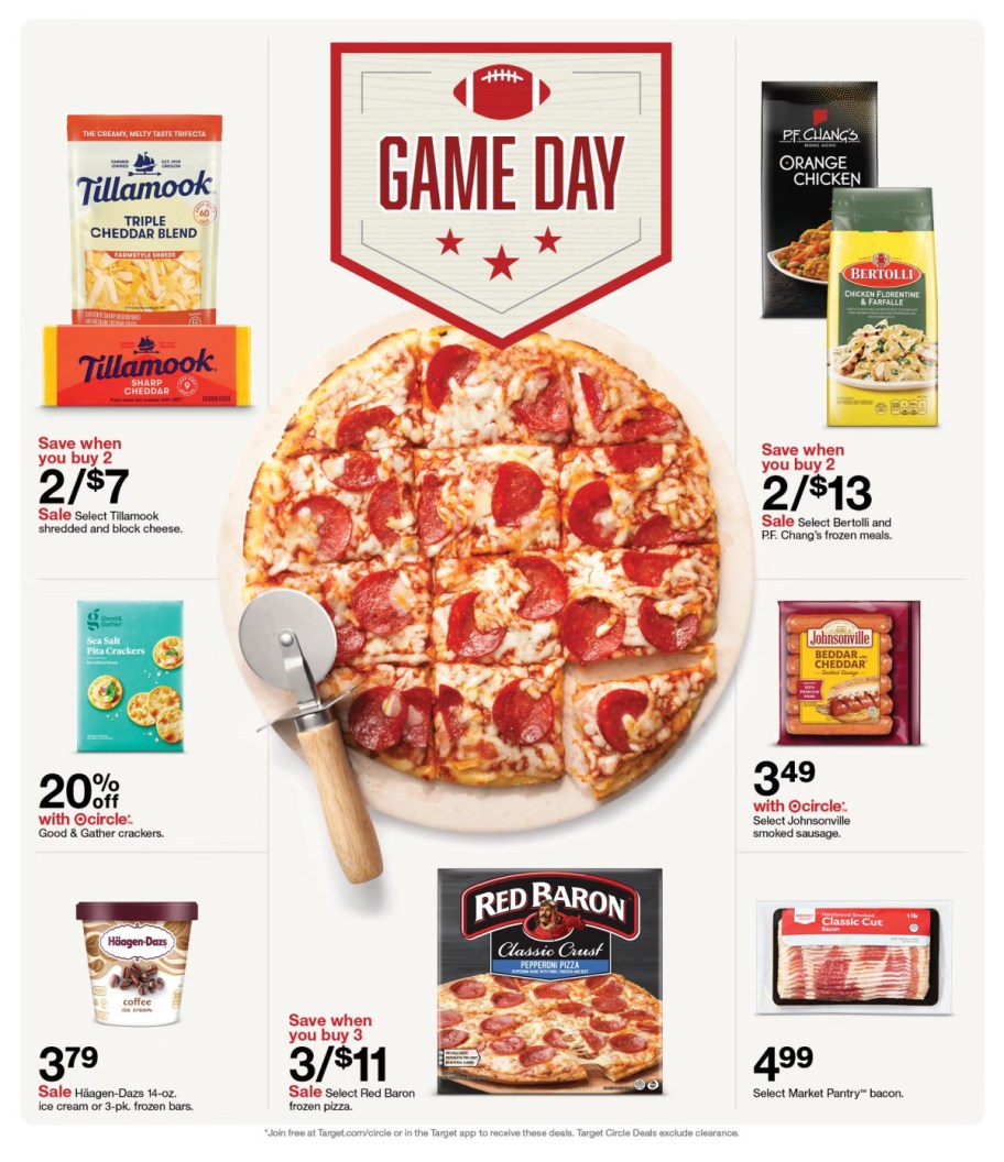 page from Target ad