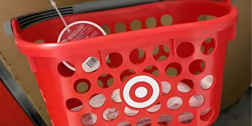 Cute Target Toy Shopping Basket w/ Bullseye Dog Bag, & Phone Only $9.99 – Will Sell Out!