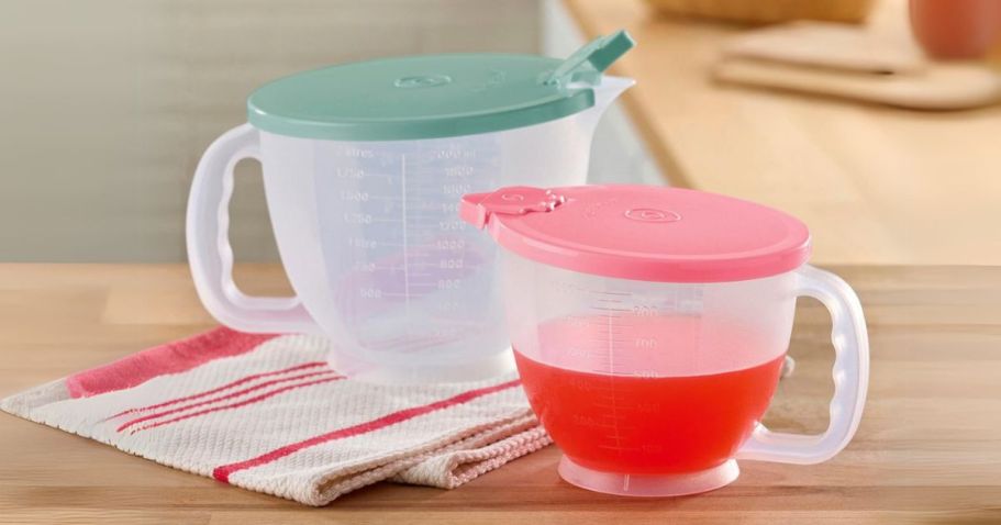 Tupperware 2-Piece Mix-n-Store Pitcher Set from $18.45 Shipped (Regularly $30)