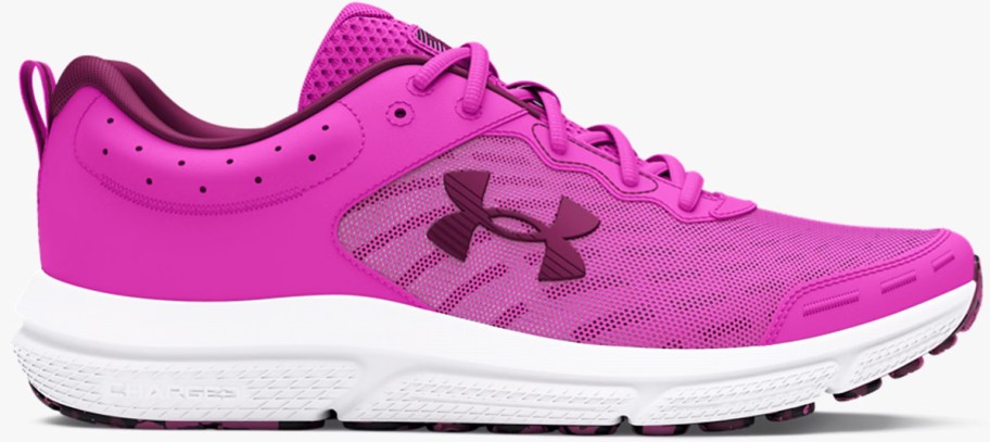 pink under armour running shoe