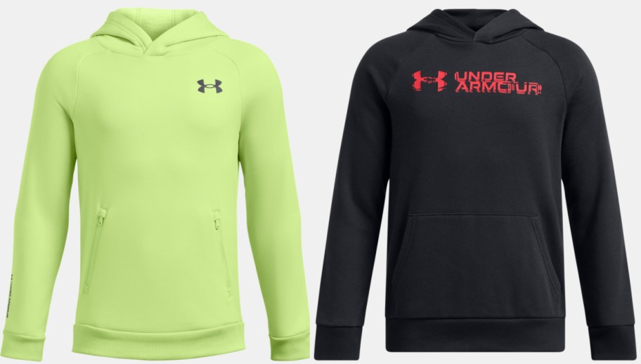 Under Armor green and black sweater