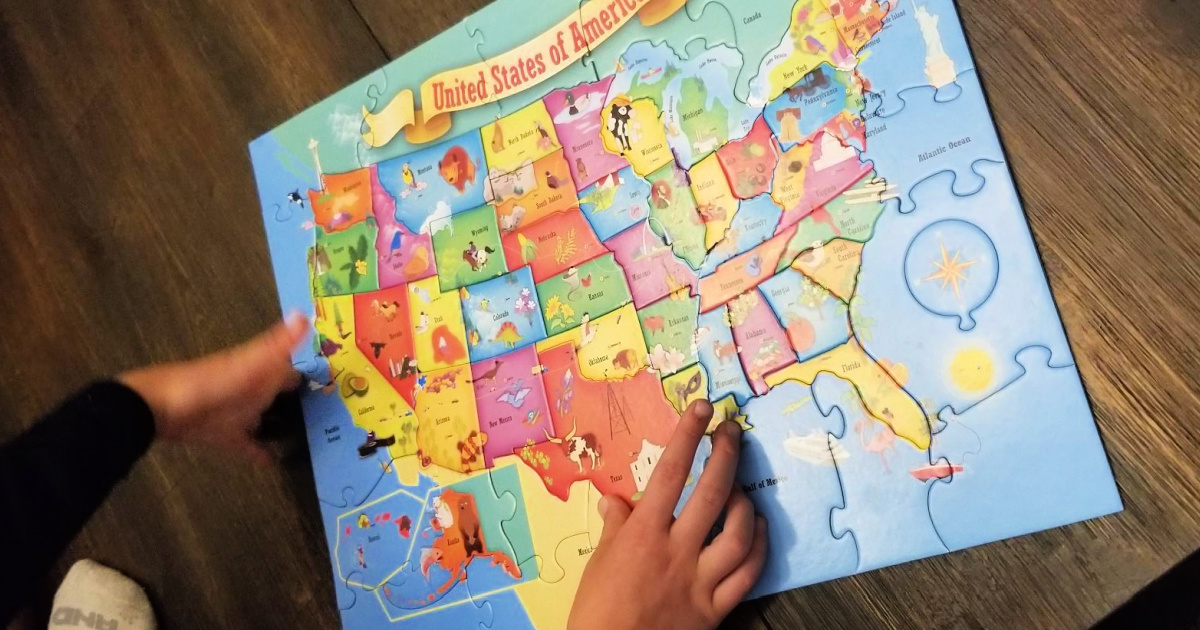 MasterPieces USA Map Puzzle Only $5.97 on Walmart.com