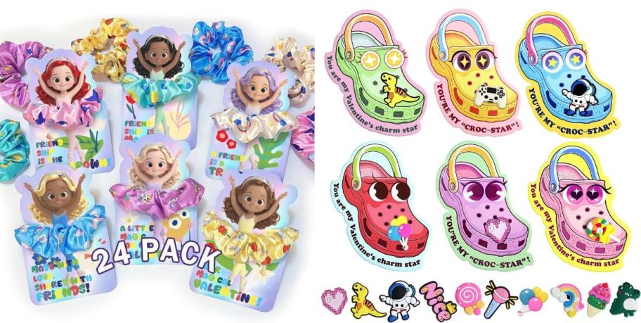 stock image of kids valentines day sets