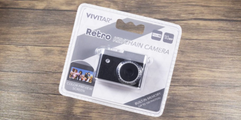 Vivitar Mini Camera Keychain Only $5 on Walmart.com (Reg. $15) – Takes Photos & Videos