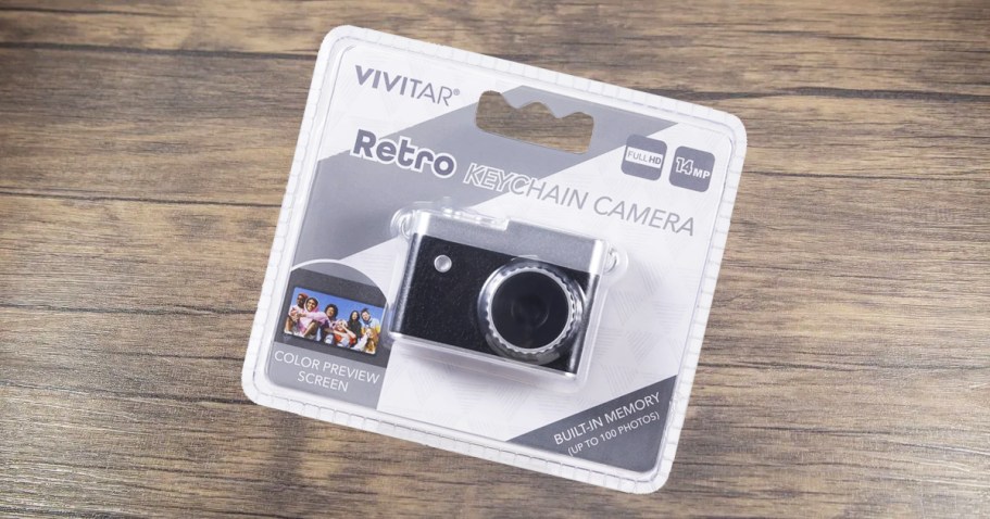 Vivitar Mini Camera Keychain Only $5 on Walmart.com (Reg. $15) – Takes Photos & Videos