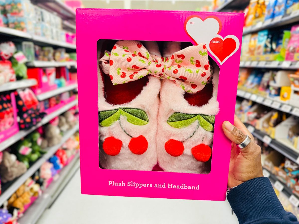 Valentine’s Day Slippers on Walmart.com – 3-Piece Set w/ Headband JUST $10.44