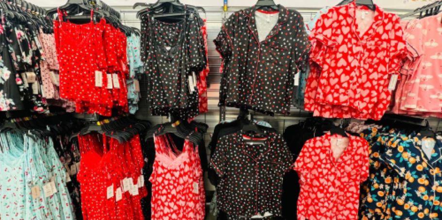 Women’s Valentine’s Day Pajamas from $5.98 at Walmart (Including Plus Sizes)!