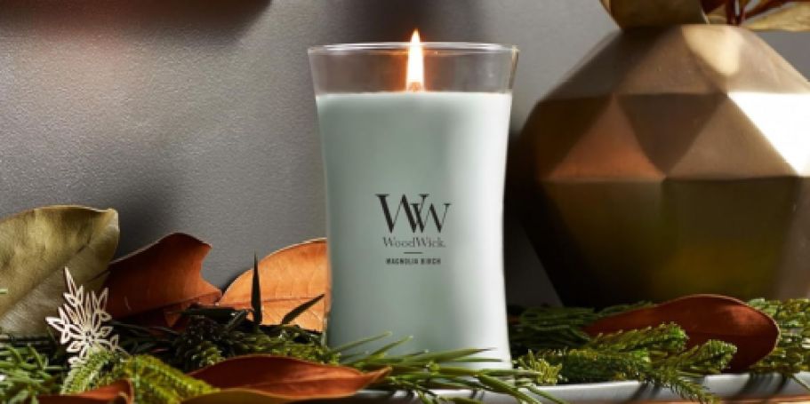 Large WoodWick Candle w/ Crackling Wick Just $16 Shipped on Amazon (Reg. $31)