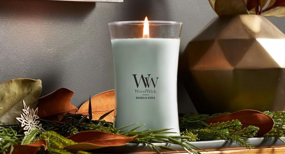 Large WoodWick Candle w/ Crackling Wick Just $16 Shipped on Amazon (Reg. $31)