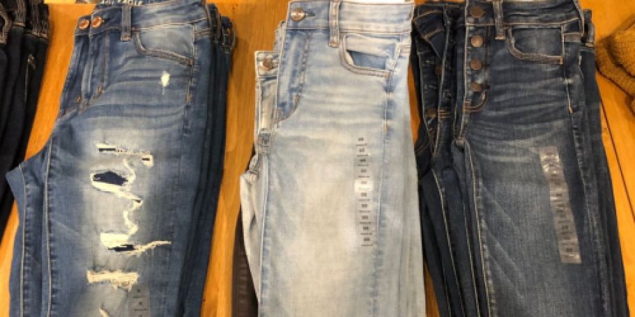 RUN! Up to 70% Off American Eagle Jeans | Styles from $17.98