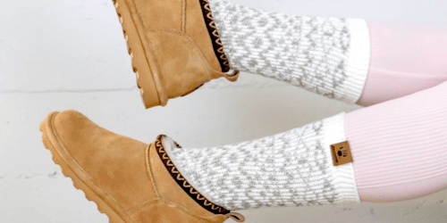 Bearpaw Cozy Boot Socks Just $6.80 on Target.com
