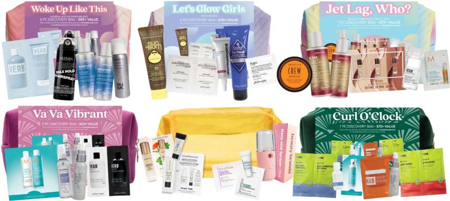 6 beauty brands discovery bags