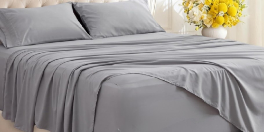 Deep Pocket Queen Sheet Set Just $13.49 on Amazon (Regularly $27)
