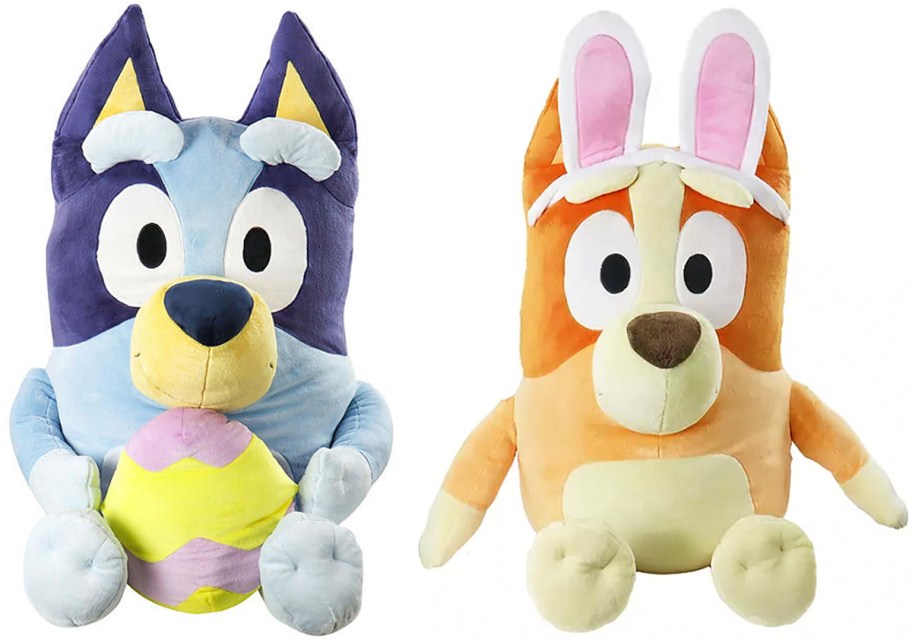 blue and bingo easter plush toys