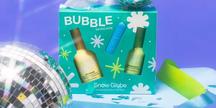 bubble skincare gift set