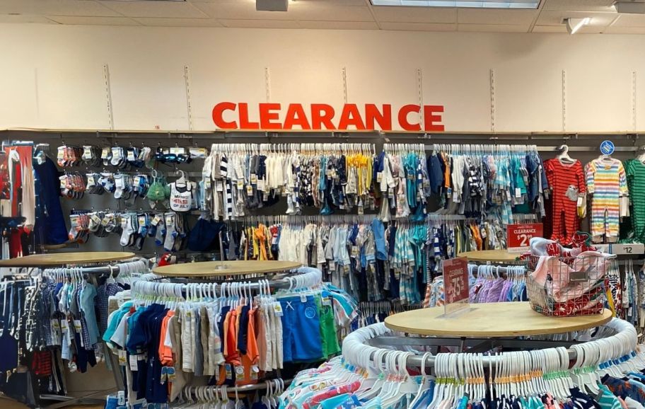 carters clearance sale in store