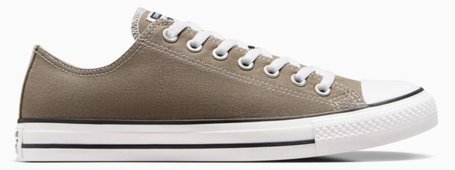 taupe low top shoes