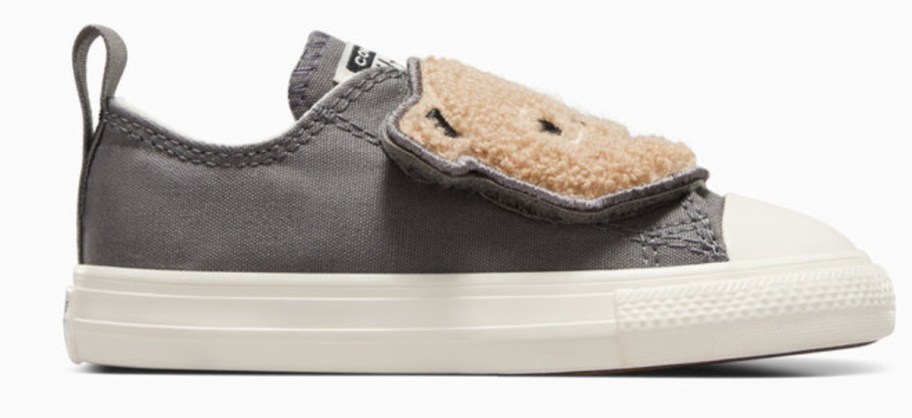 low top shoes with sherpa bear