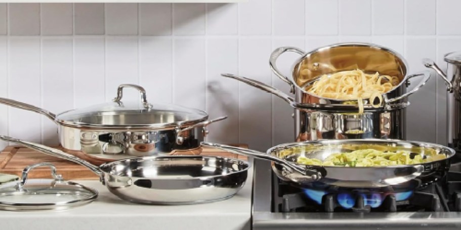 Rare Savings on Cuisinart Stainless Steel Cookware + Free Shipping on Amazon