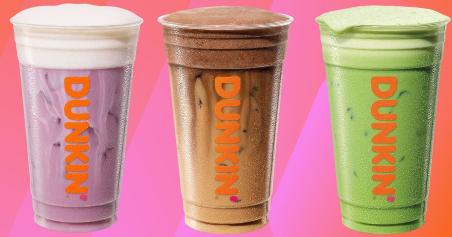three new dunkin drinks