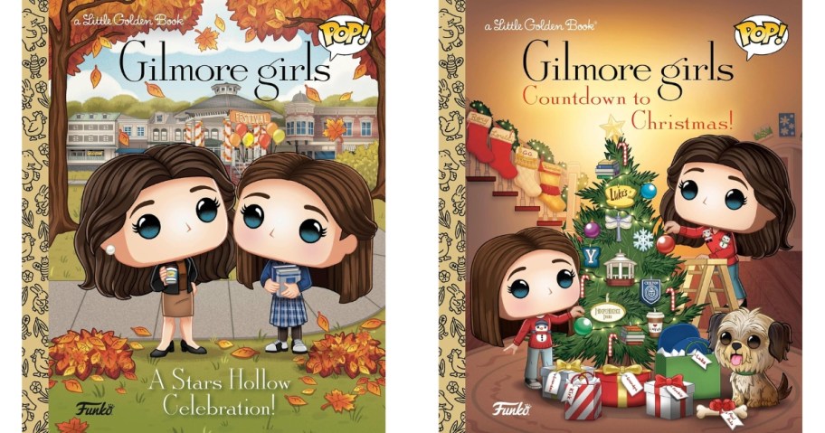 two Gilmore Girls Little Golden Books