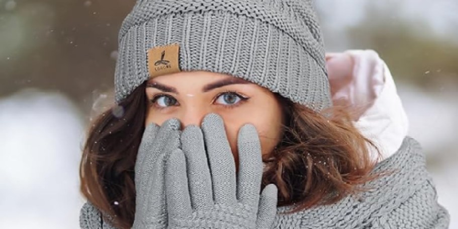 Glove, Scarf & Hat Sets from $10.49 Shipped for Amazon Prime Members (Reg. $26)