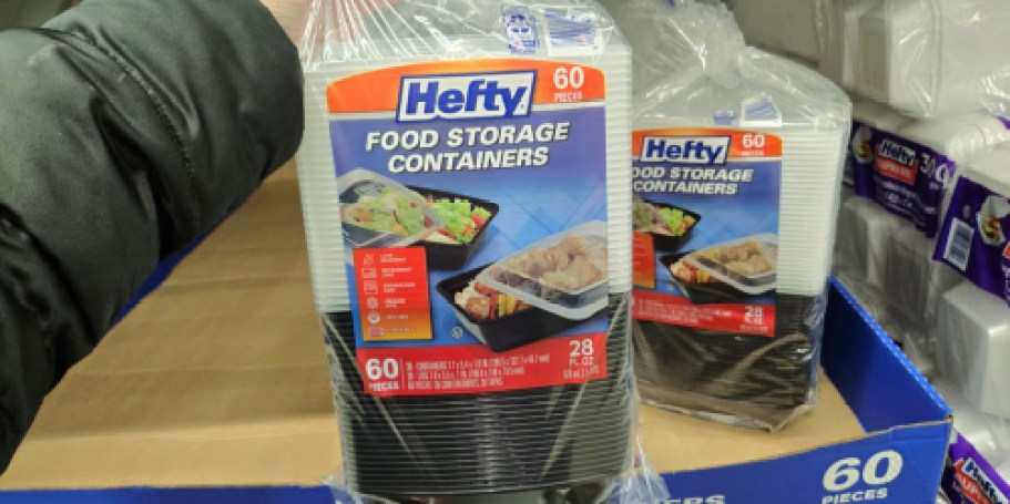 Hefty Food Storage Containers w/ Lids 30-Count Only $6.98 on SamsClub.com