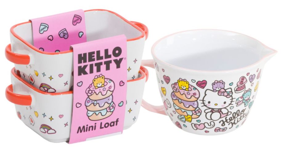 hello kitty bakeware stock images