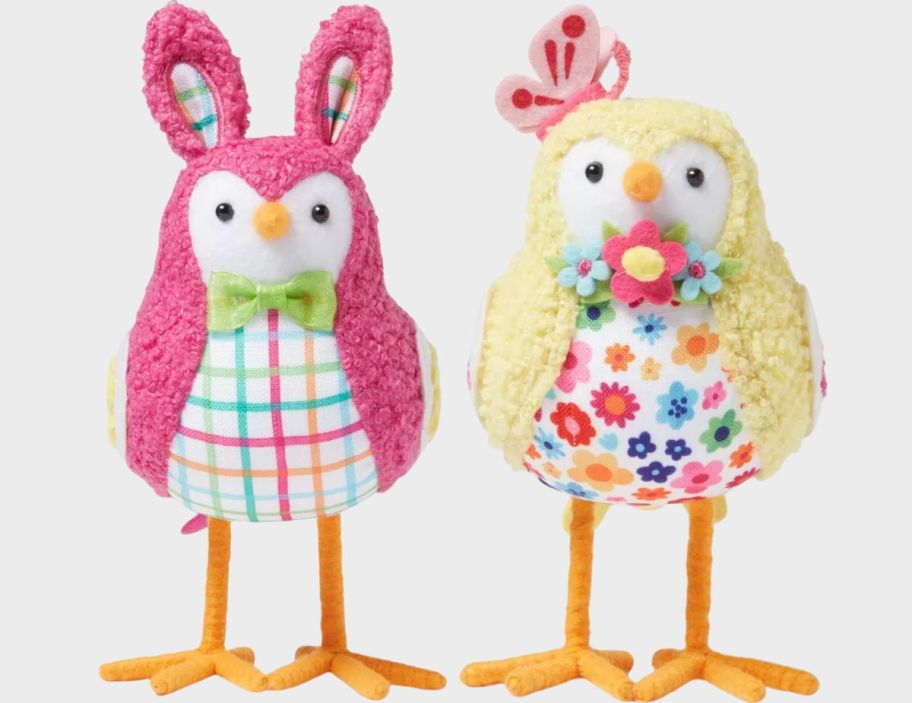 Two Easter Feather Friends reconsider the image