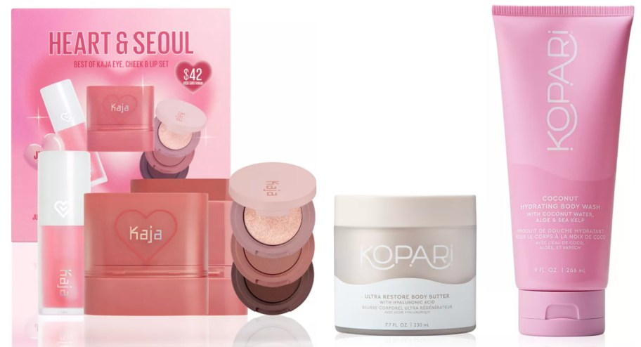 kaja and kopari beauty gift sets