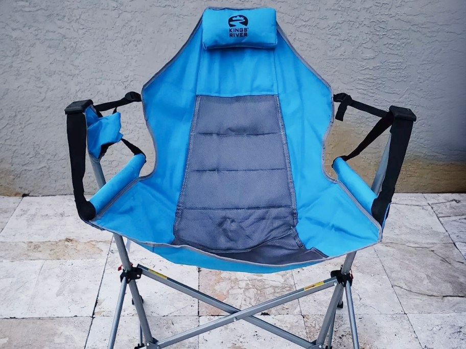 blue kings river swing chair