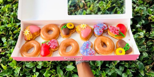 FREE Krispy Kreme Heart-Shaped Doughnut w/ Any Purchase